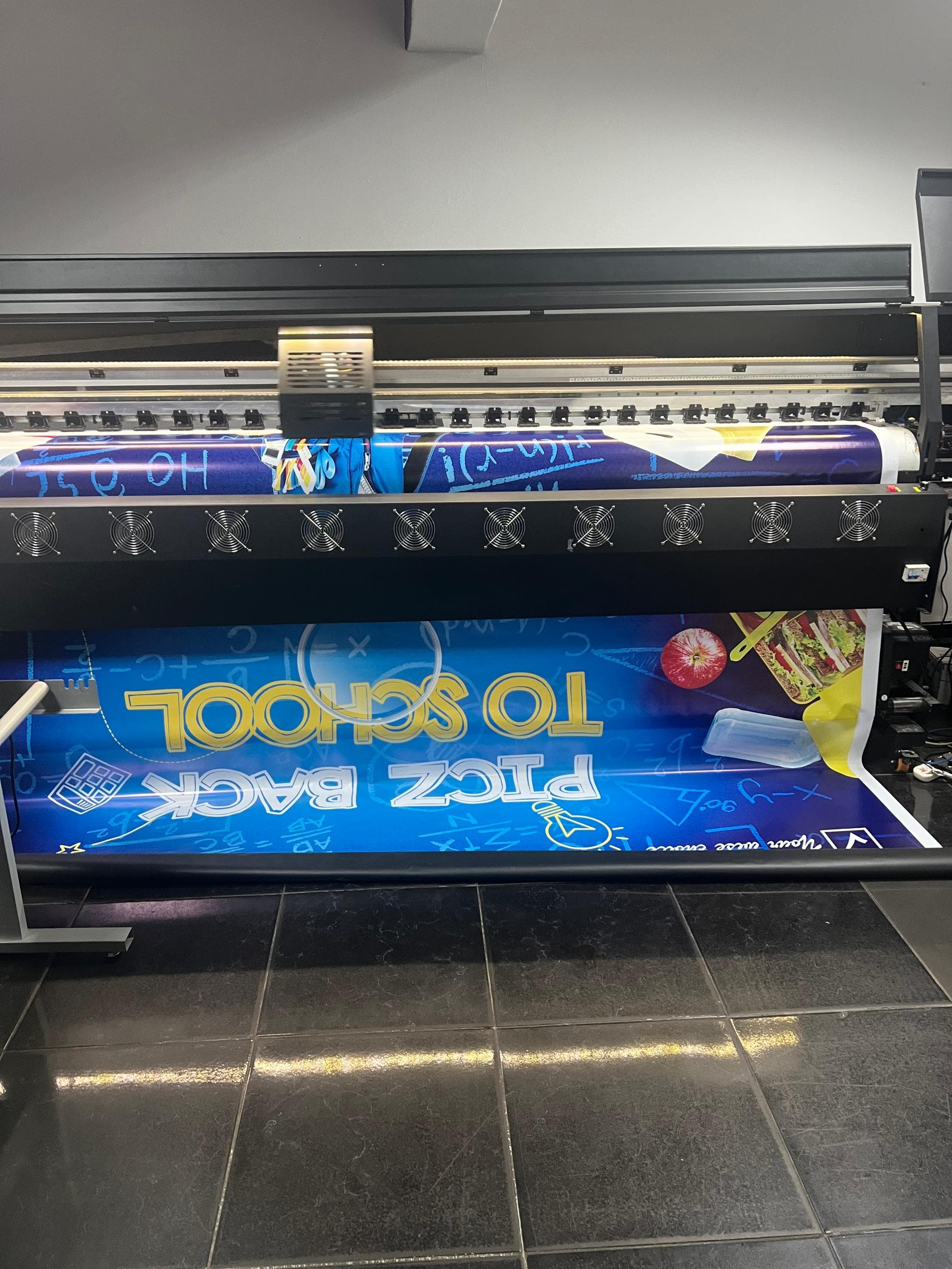 Large-Format Printer Operations